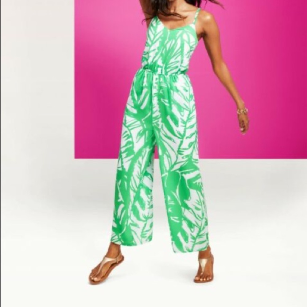 Green tropical jumpsuit - Lilly Pulitzer for target, size XS 💚 resort wear